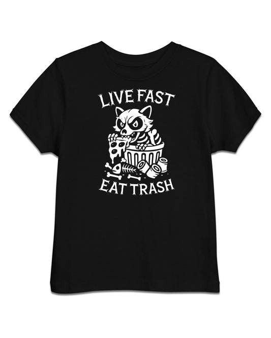 LIVE FAST EAT TRASH Toddler T-Shirt
