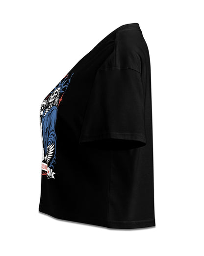 Live Laugh Liberty Crop Top