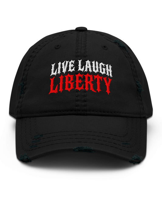 Live Laugh Liberty Dad Hat