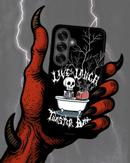 Live Laugh Toaster Bath – Tough Samsung Case