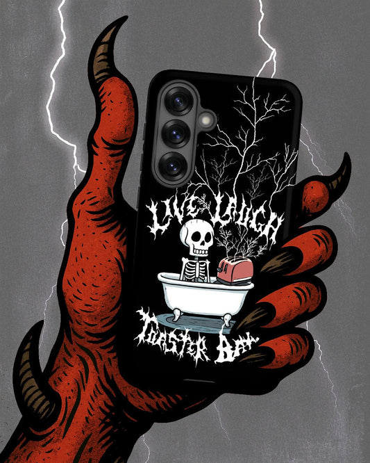 Live Laugh Toaster Bath – Tough Samsung Case