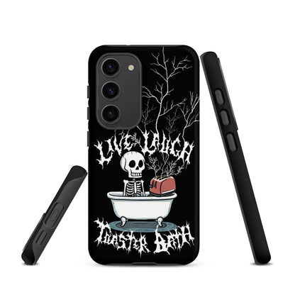 Live Laugh Toaster Bath – Tough Samsung Case