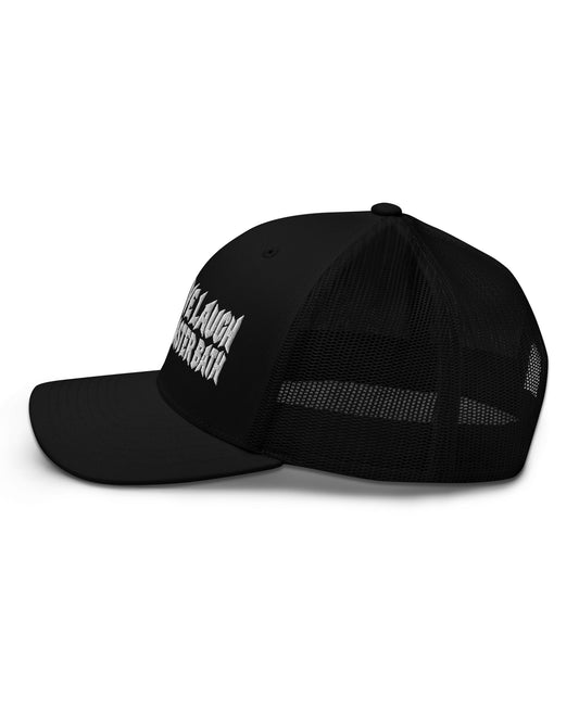 Live Laugh Toaster Bath Trucker Hat