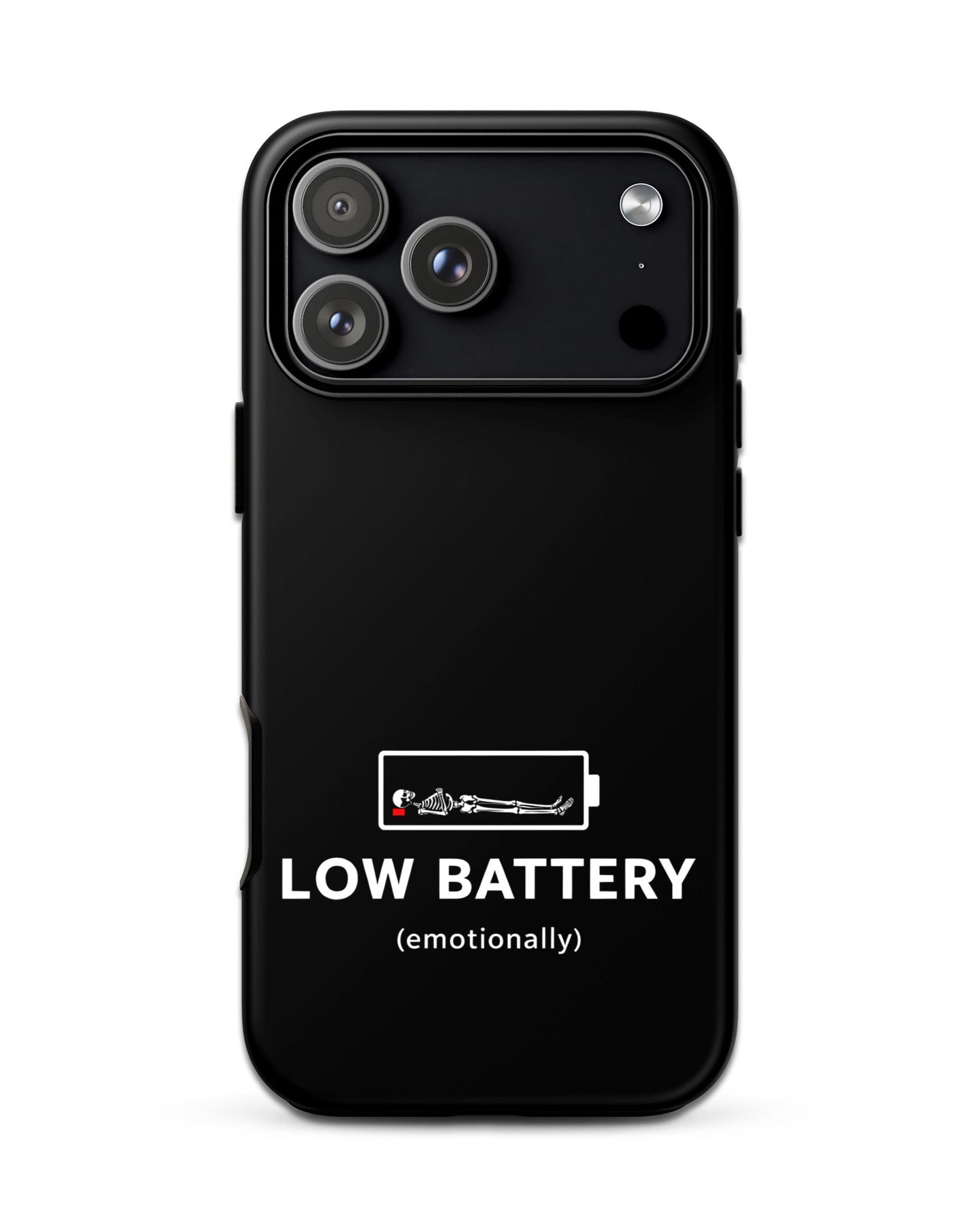 LOW BATTERY iPhone Tough Case
