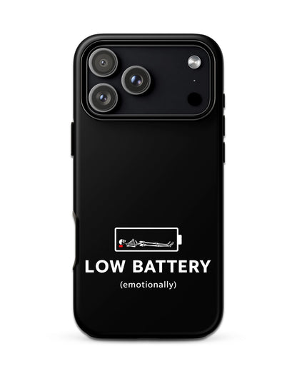 LOW BATTERY iPhone Tough Case