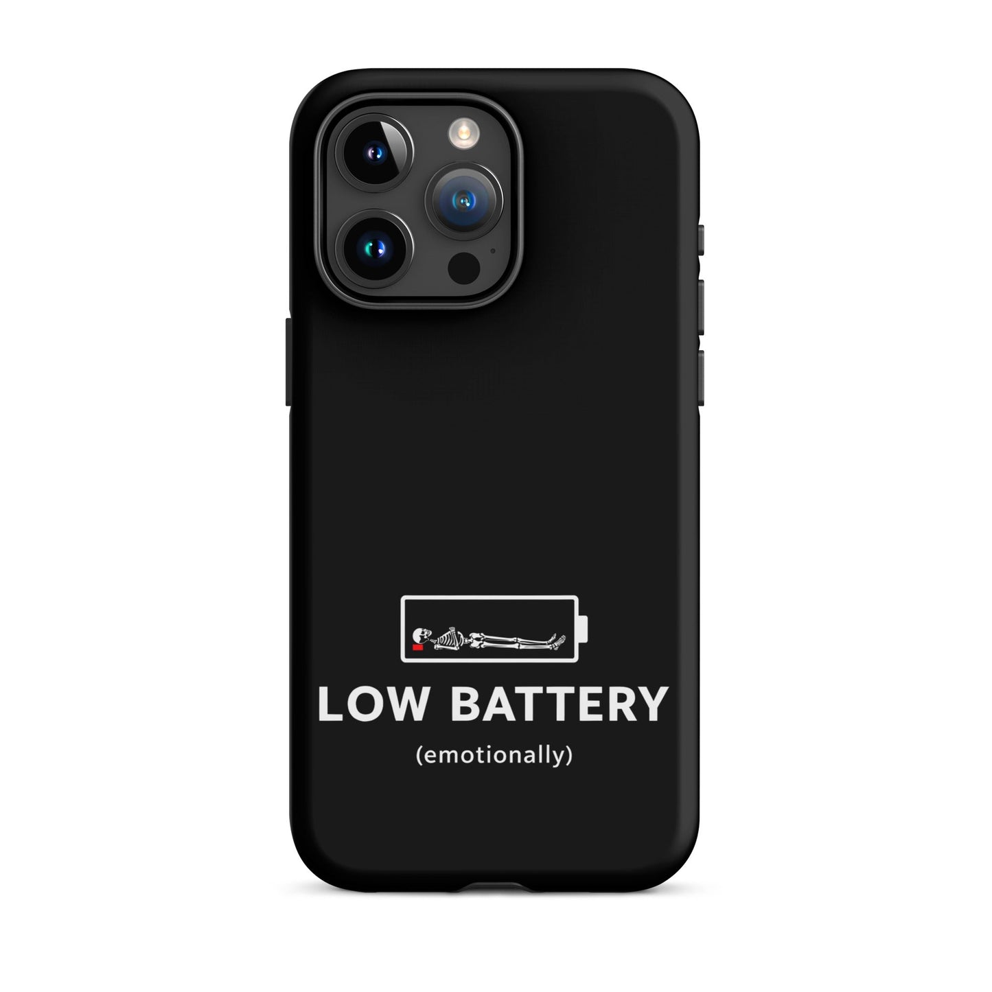 LOW BATTERY iPhone Tough Case