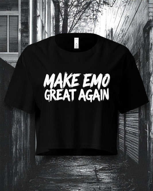 Make Emo Great Again Crop Top
