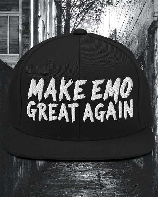 Make Emo Great Again Snapback Hat