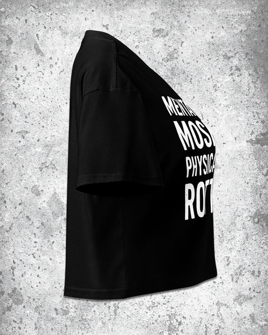Mentally I'm Moshing Crop Top