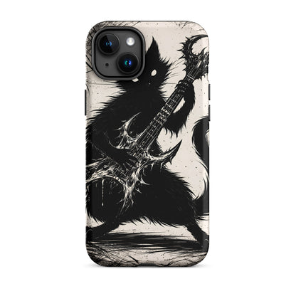 Metal Cat iPhone Tough Case