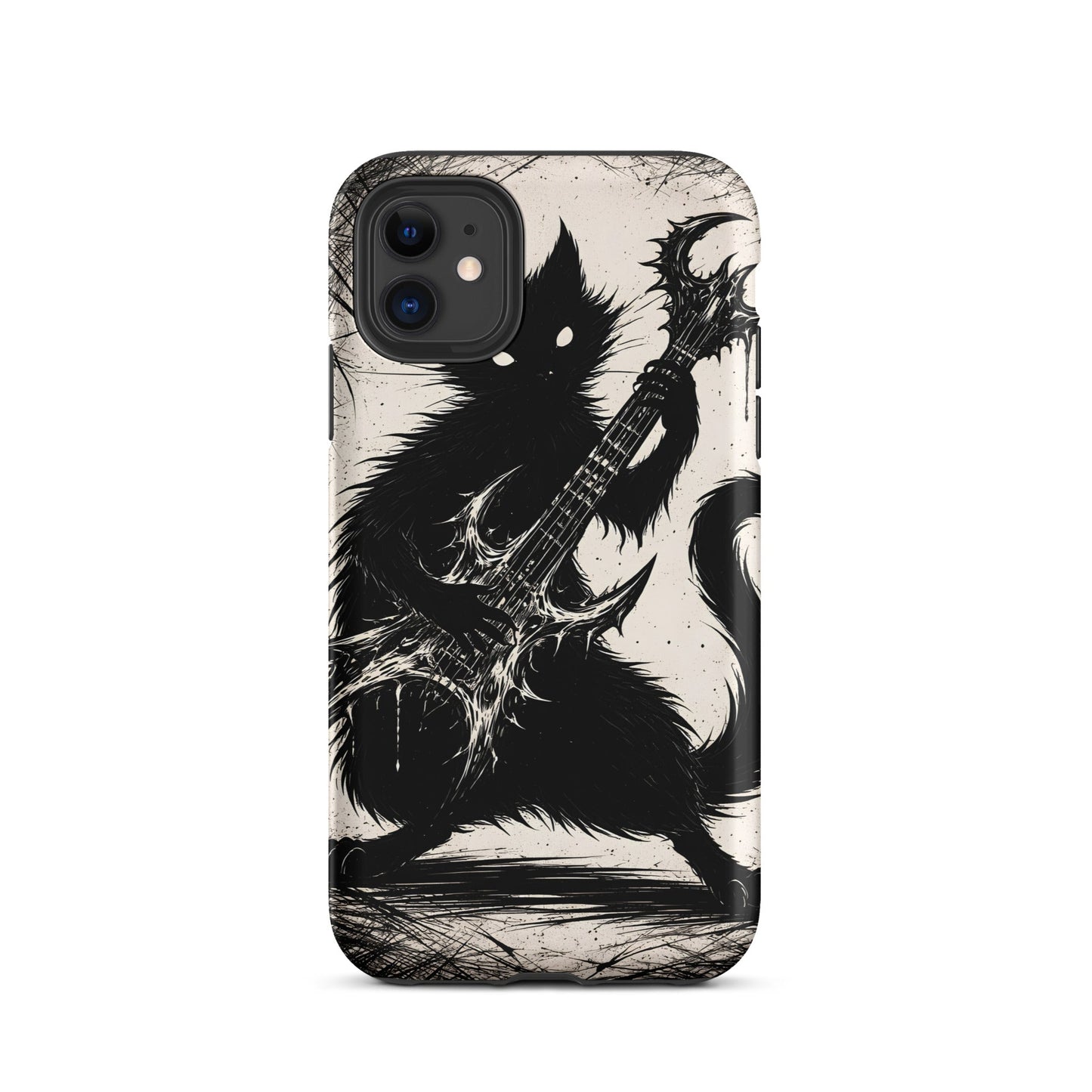 Metal Cat iPhone Tough Case