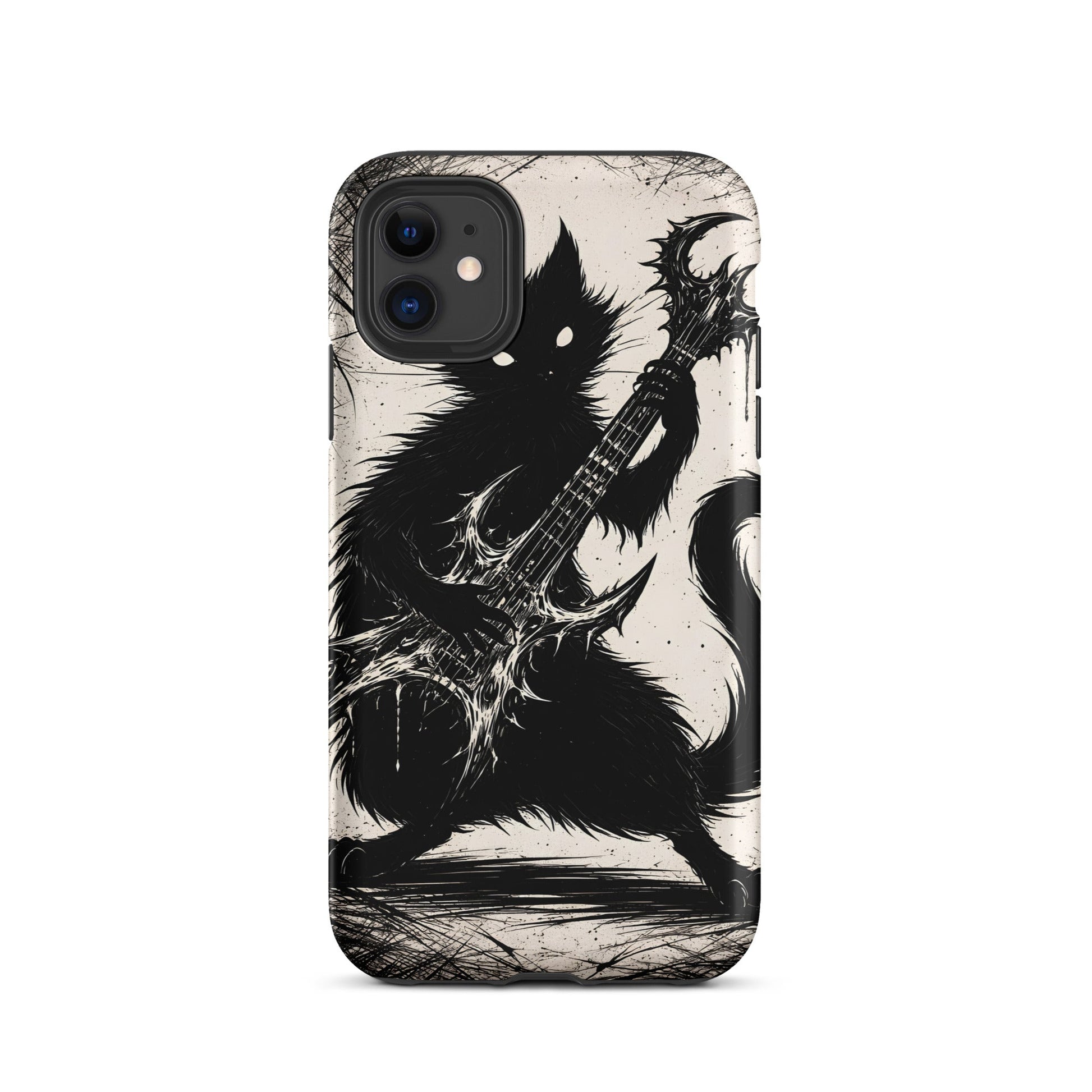 Metal Cat iPhone Tough Case