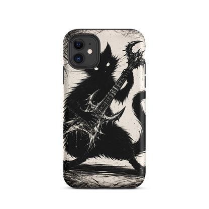 Metal Cat iPhone Tough Case