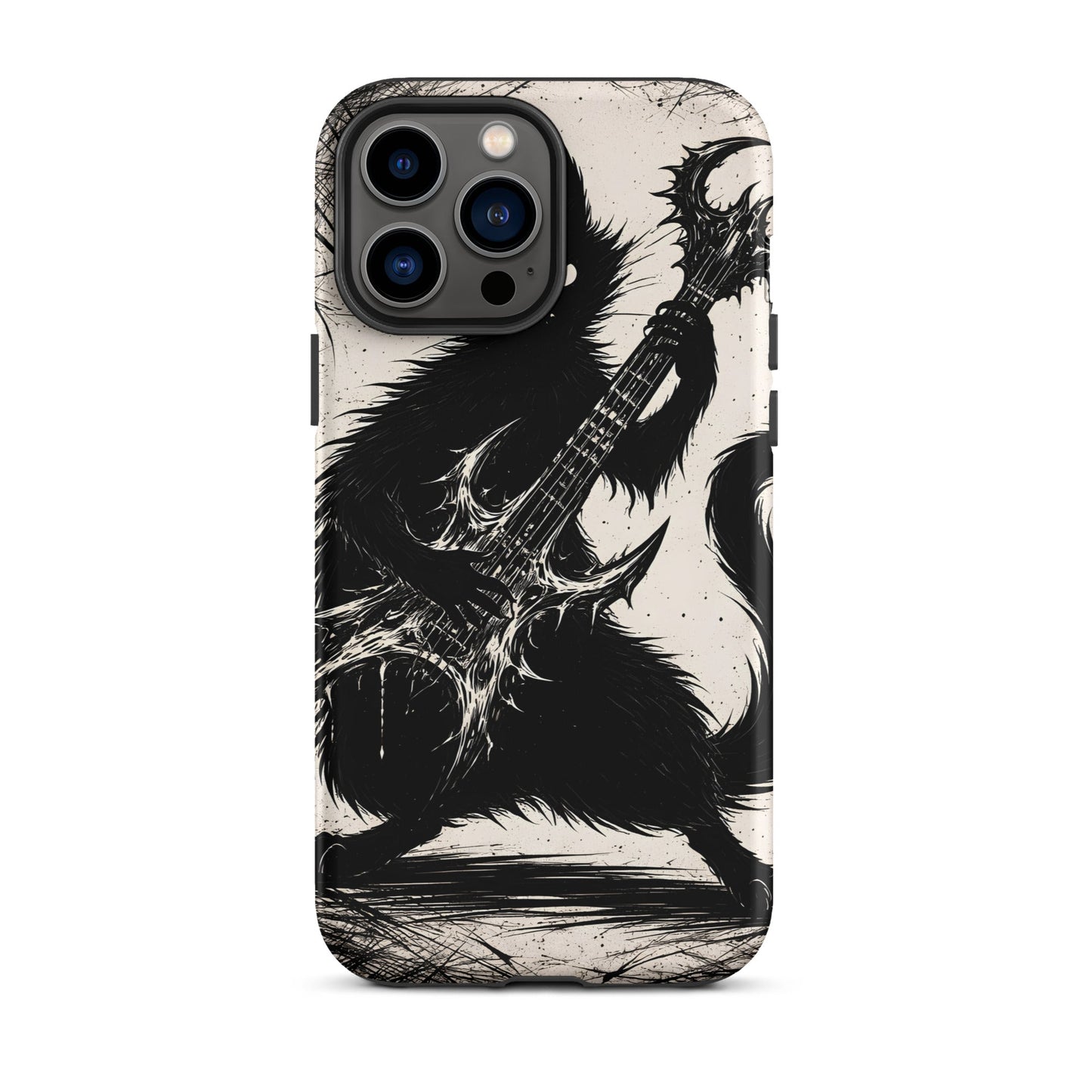 Metal Cat iPhone Tough Case
