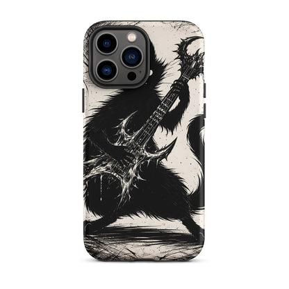 Metal Cat iPhone Tough Case