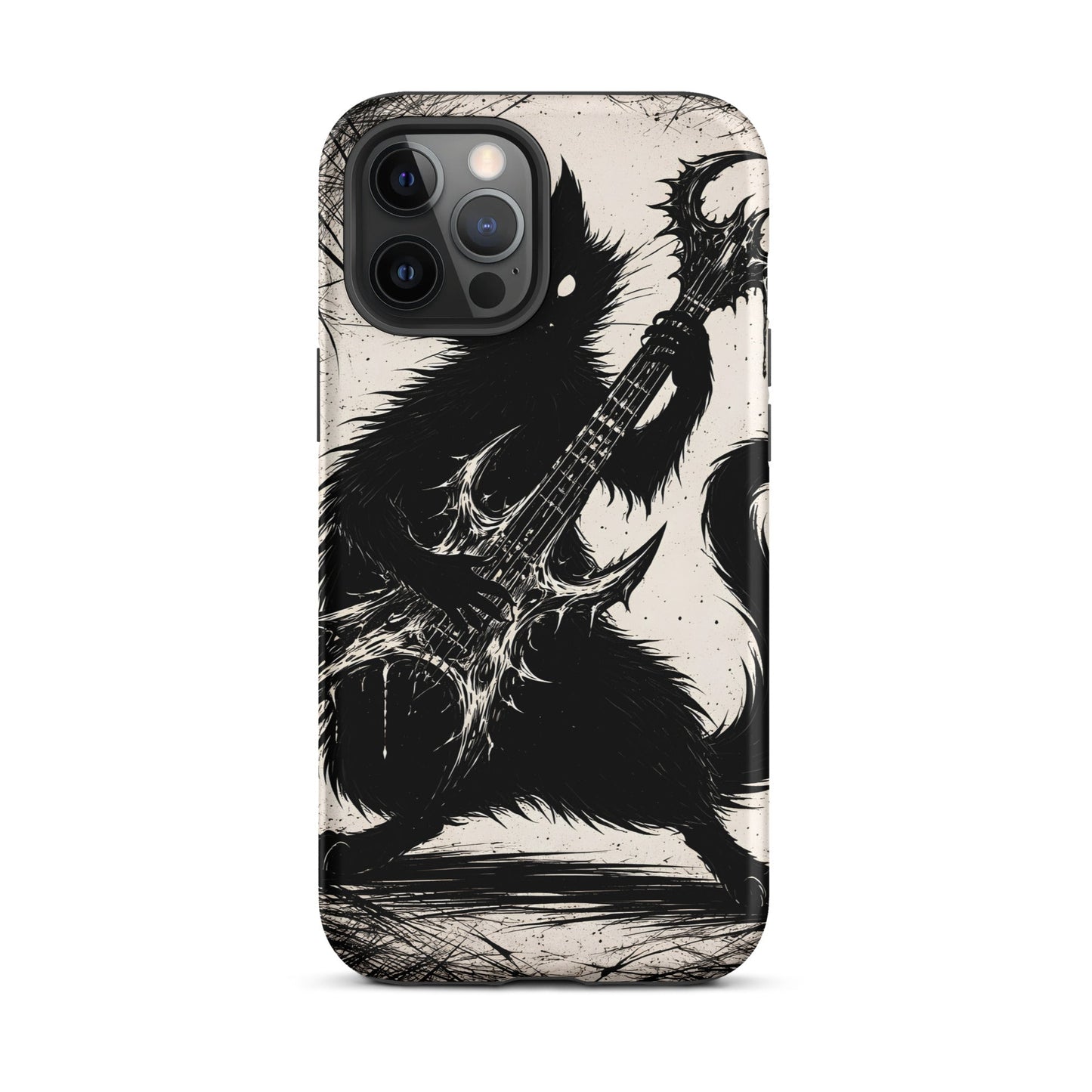 Metal Cat iPhone Tough Case