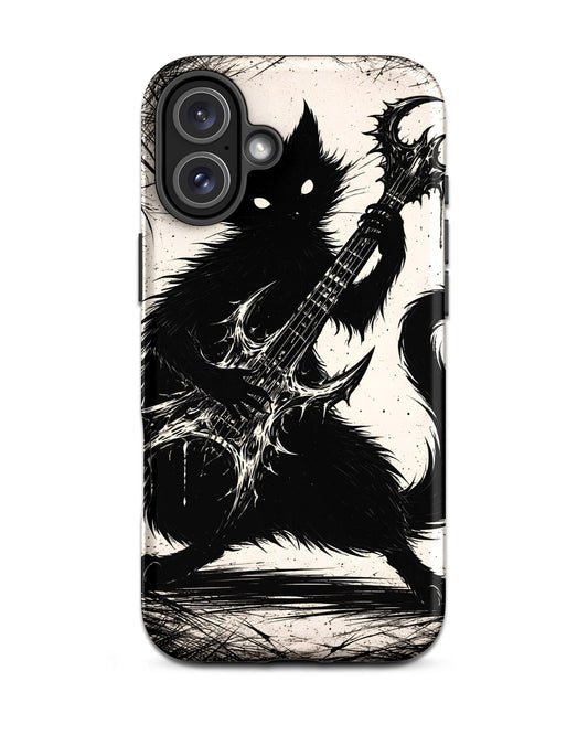 Metal Cat iPhone Tough Case
