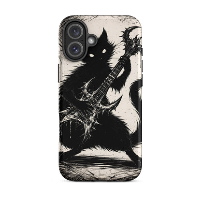 Metal Cat iPhone Tough Case