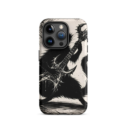 Metal Cat iPhone Tough Case