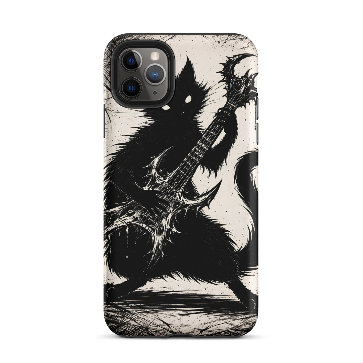 Metal Cat iPhone Tough Case