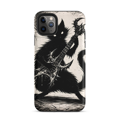 Metal Cat iPhone Tough Case