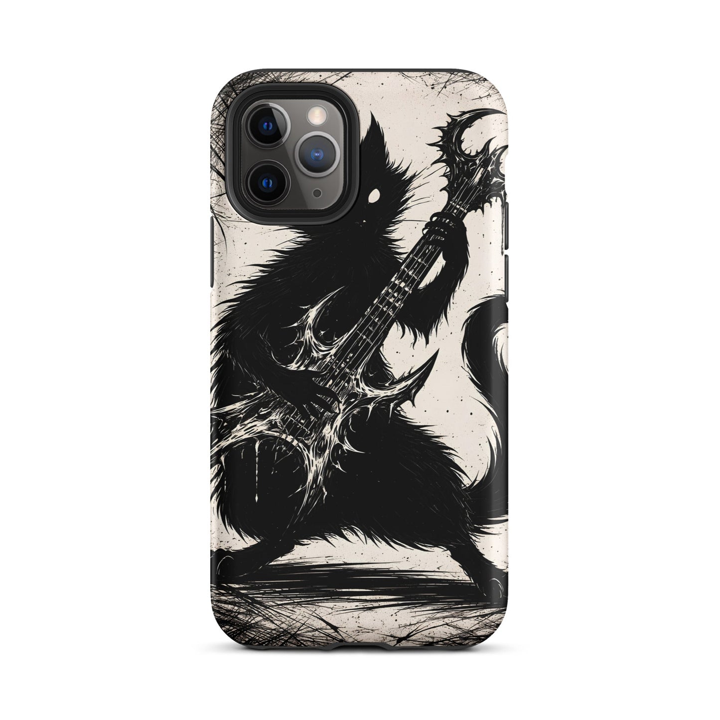 Metal Cat iPhone Tough Case