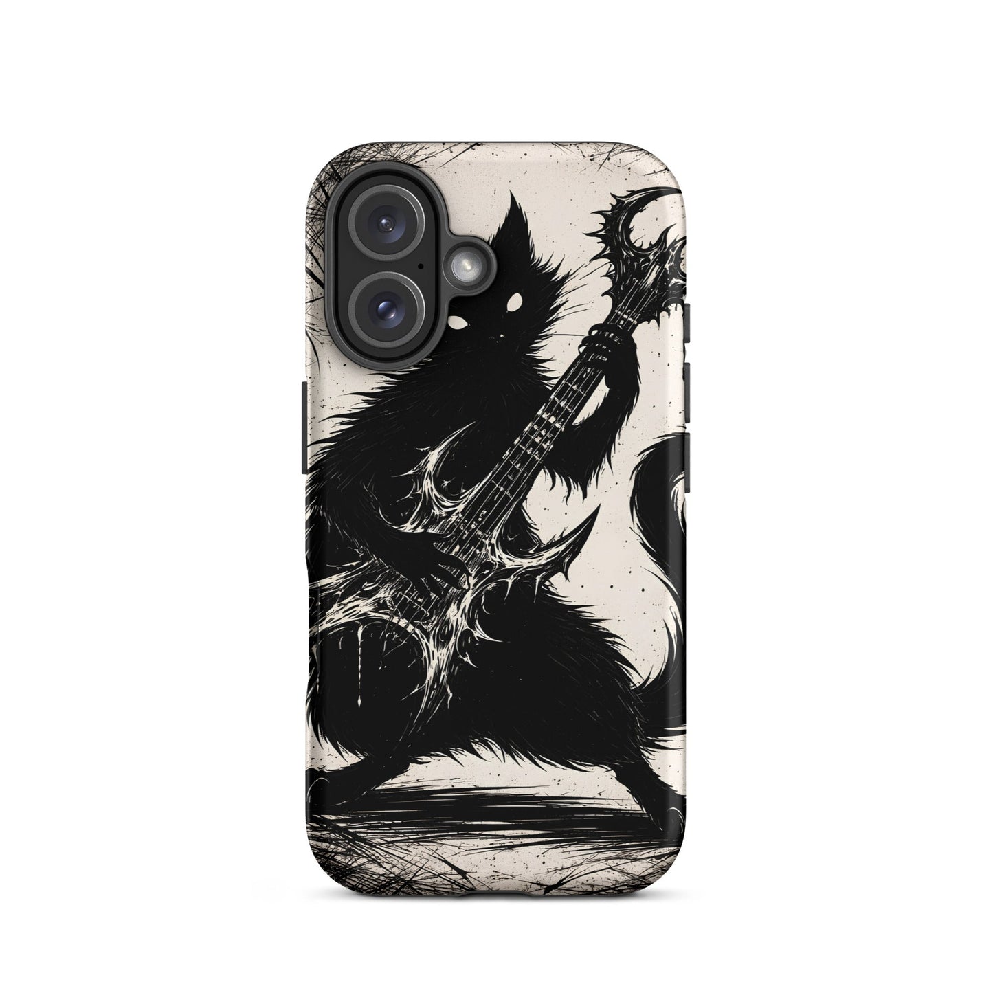 Metal Cat iPhone Tough Case