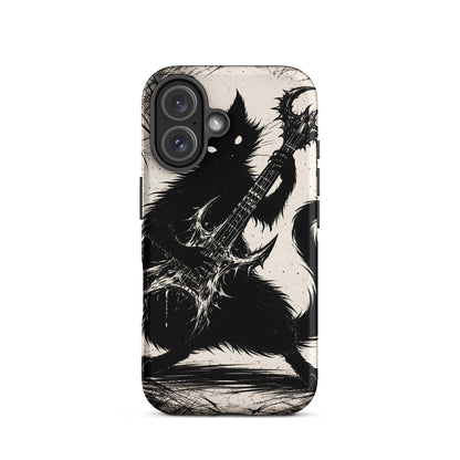 Metal Cat iPhone Tough Case