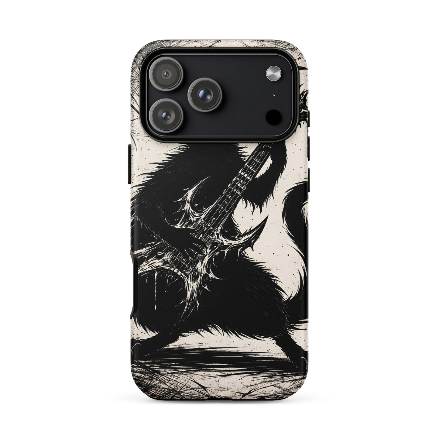 Metal Cat iPhone Tough Case