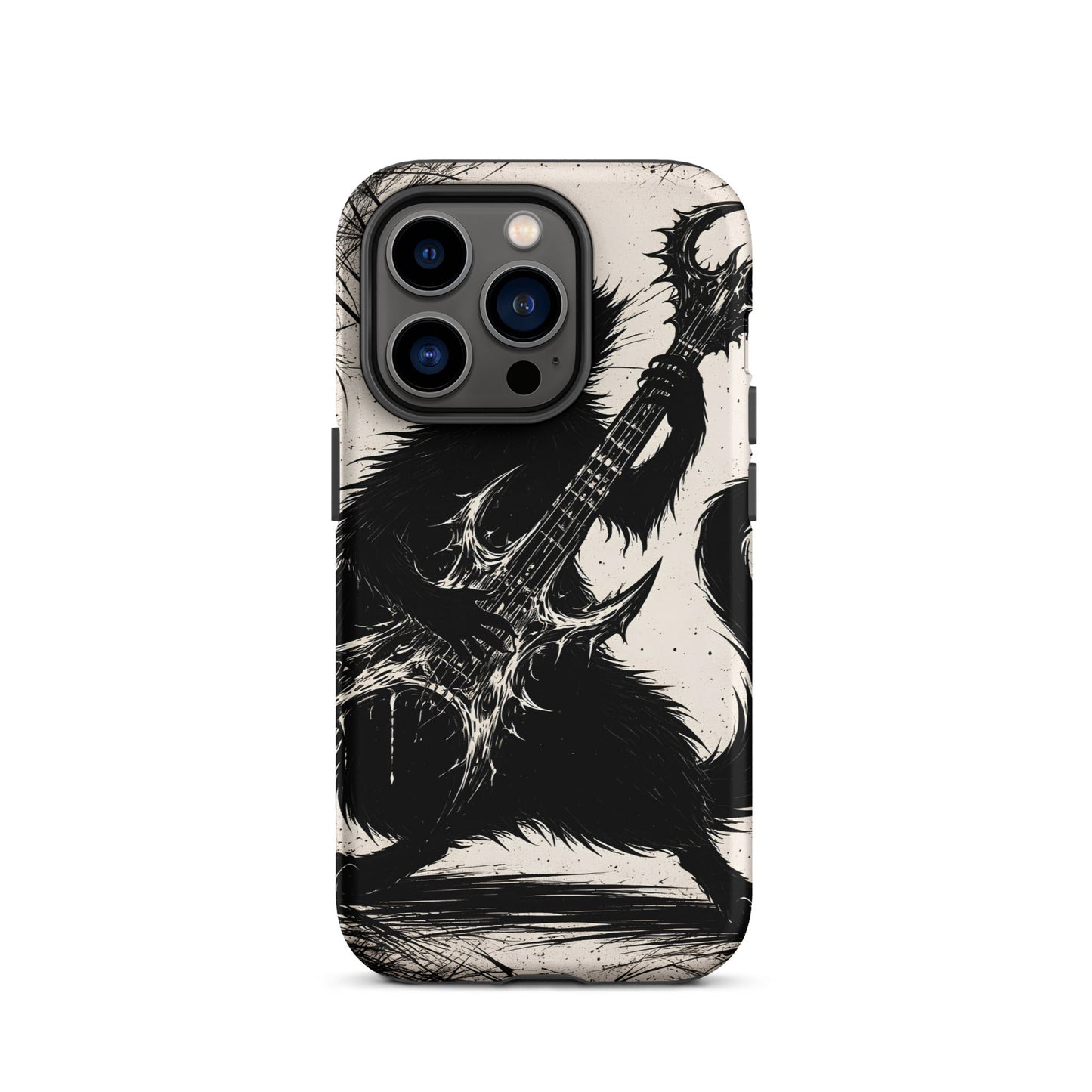Metal Cat iPhone Tough Case