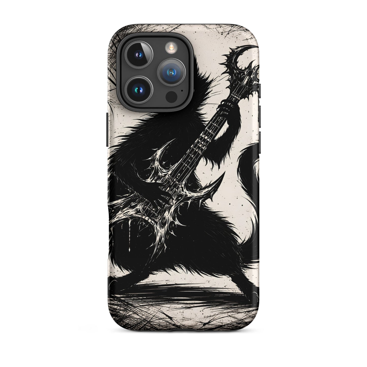 Metal Cat iPhone Tough Case