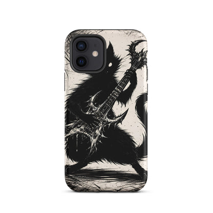 Metal Cat iPhone Tough Case