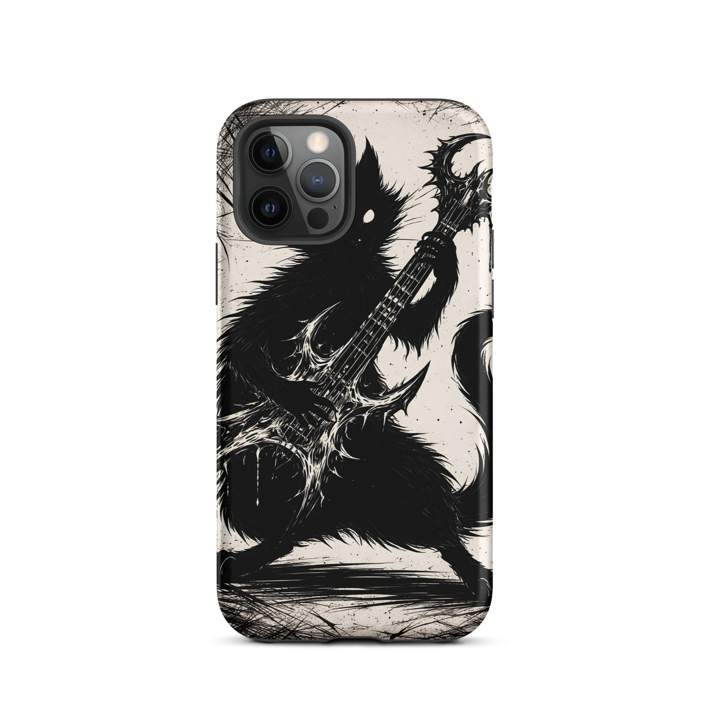 Metal Cat iPhone Tough Case