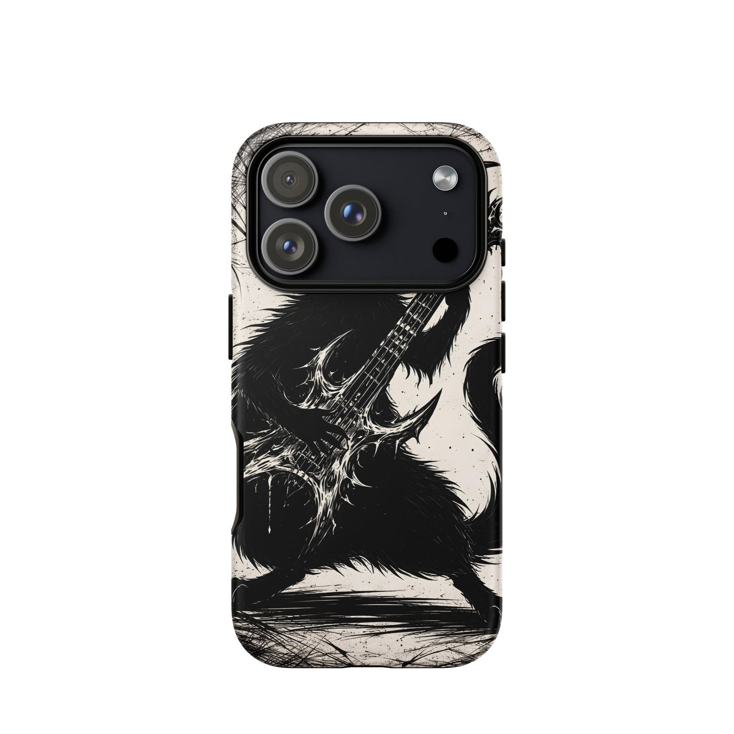 Metal Cat iPhone Tough Case