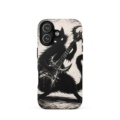 Metal Cat iPhone Tough Case