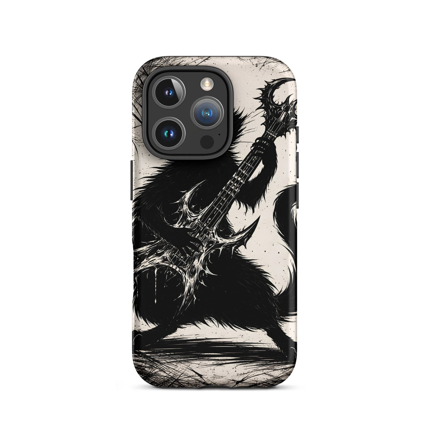 Metal Cat iPhone Tough Case