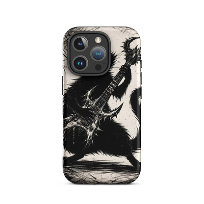 Metal Cat iPhone Tough Case