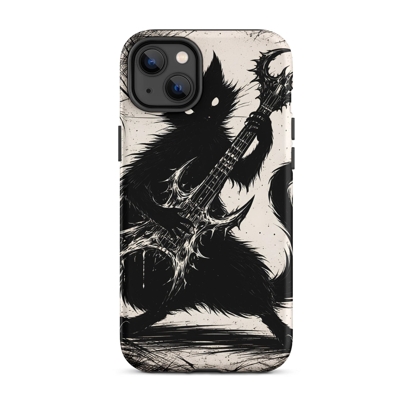 Metal Cat iPhone Tough Case