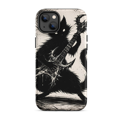 Metal Cat iPhone Tough Case