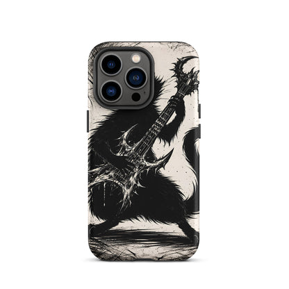 Metal Cat iPhone Tough Case