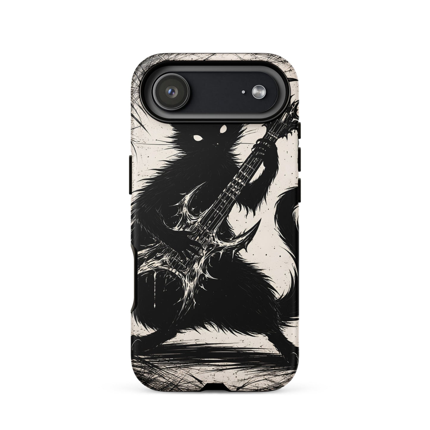 Metal Cat iPhone Tough Case