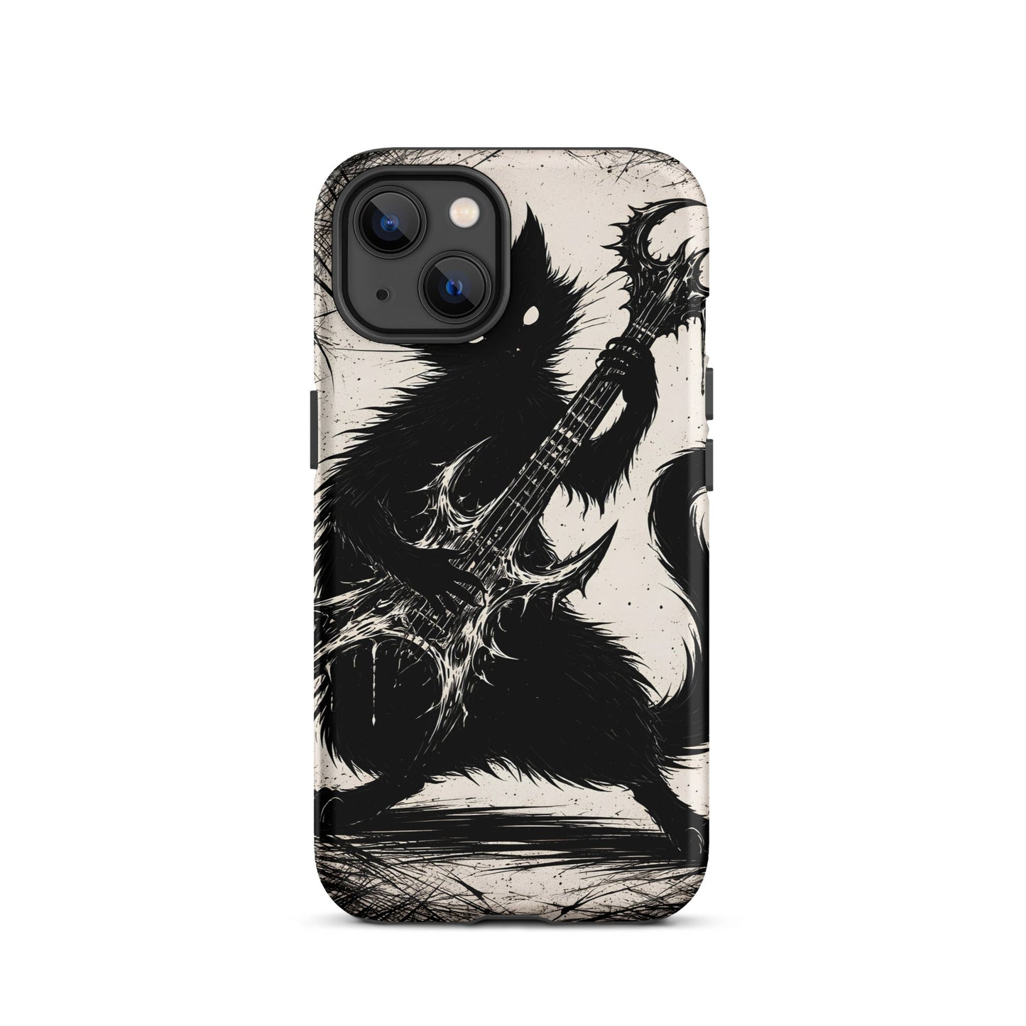 Metal Cat iPhone Tough Case
