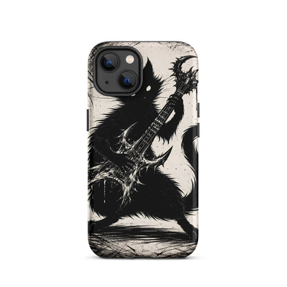Metal Cat iPhone Tough Case