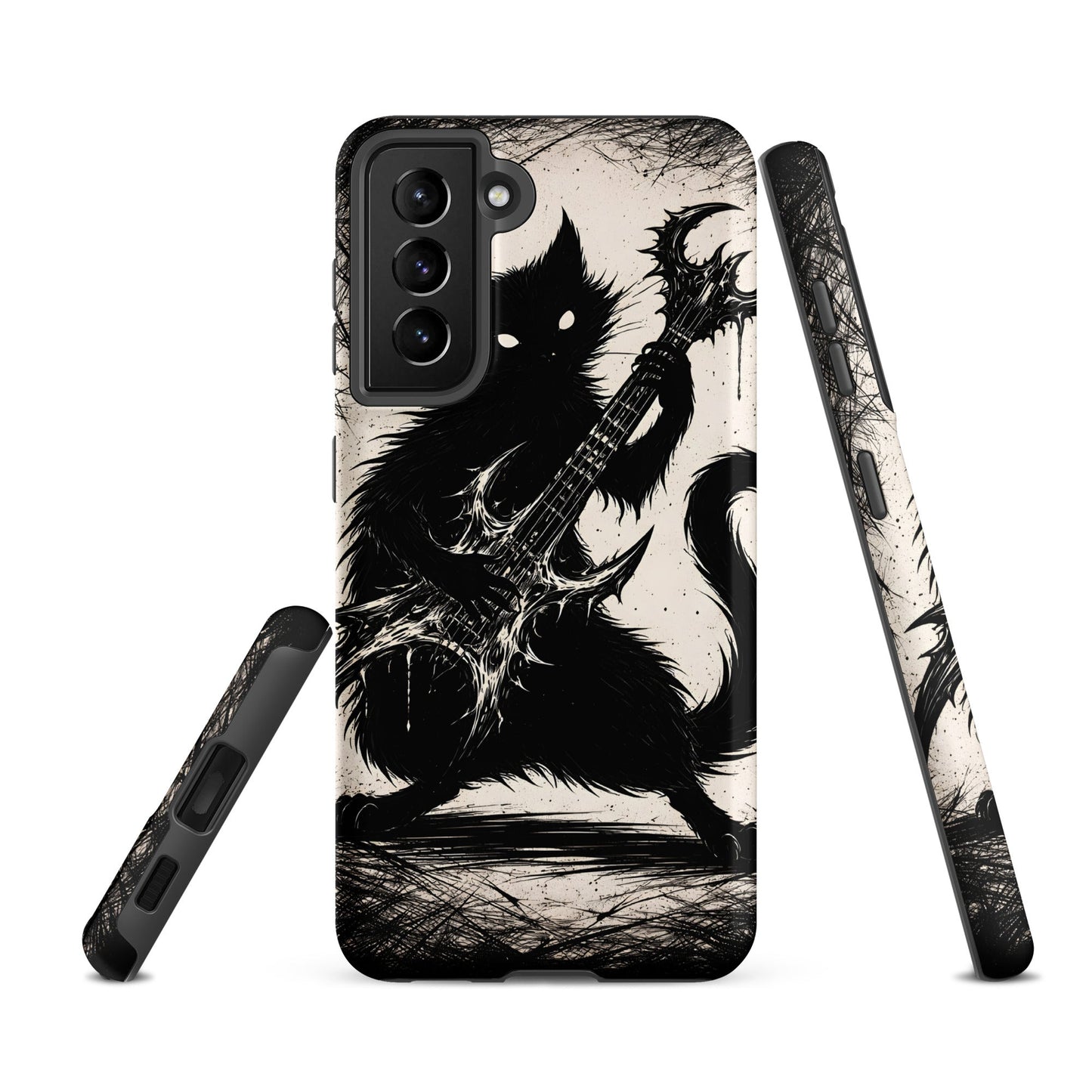Metal Cat Samsung Tough Case