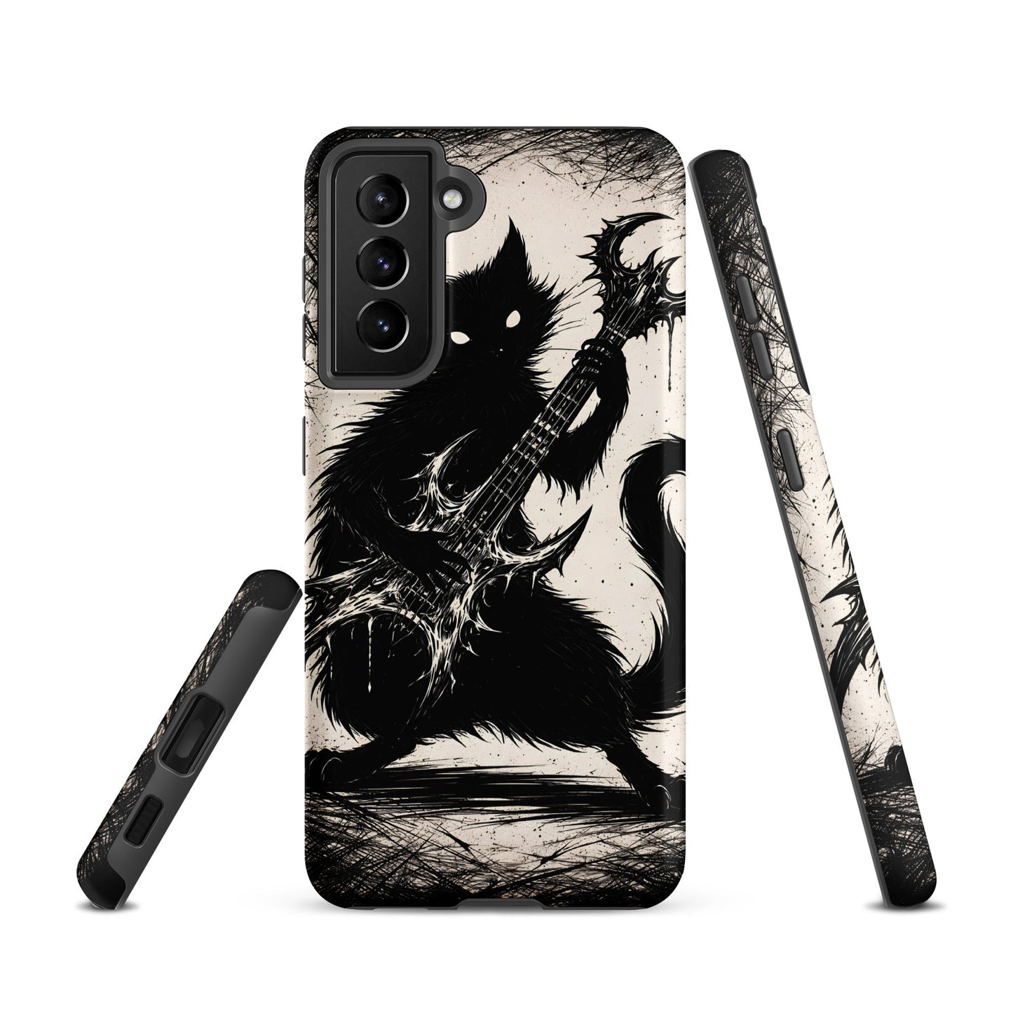 Metal Cat Samsung Tough Case