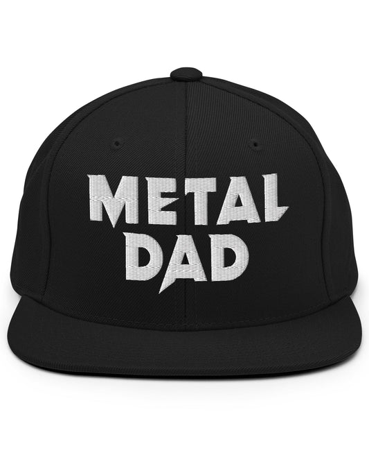 Metal Dad Snapback Hat