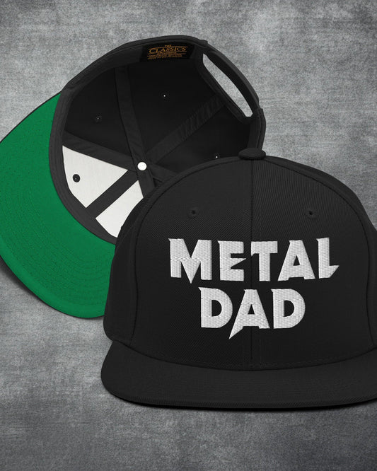 Metal Dad Snapback Hat