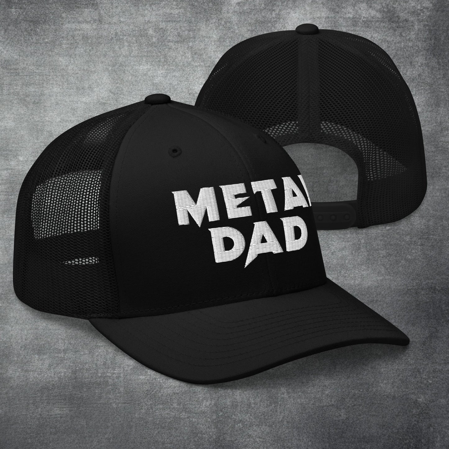 Metal Dad Trucker Cap