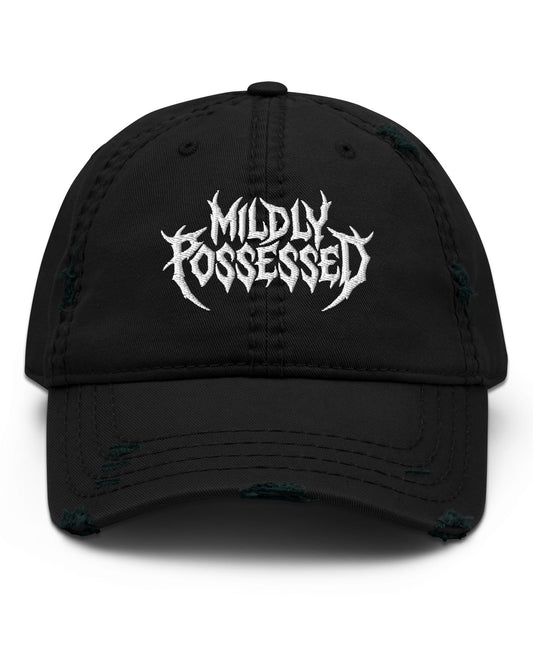 MILDLY POSSESSED Distressed Dad Hat