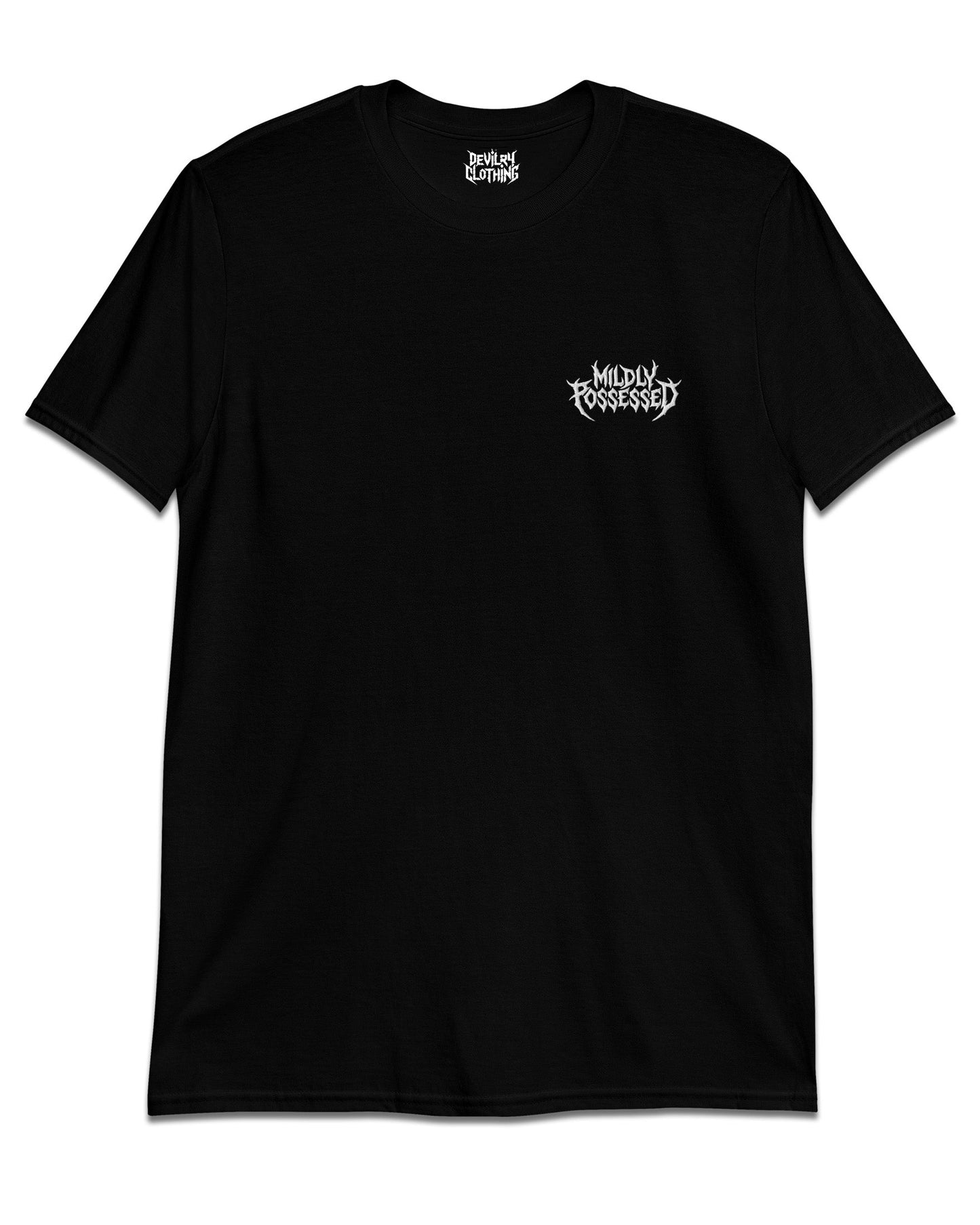 MILDLY POSSESSED Embroidered T-Shirt
